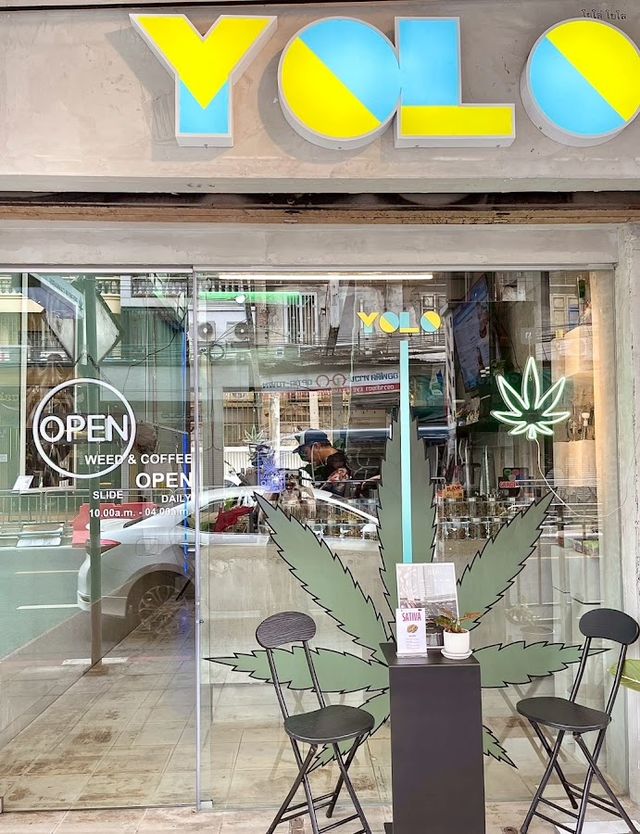 YOLO Cannabis Shop & Cafe Bangrak storefront