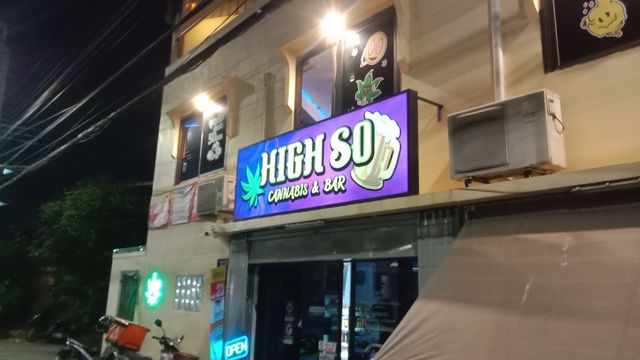 High So Cannabis and Bar storefront