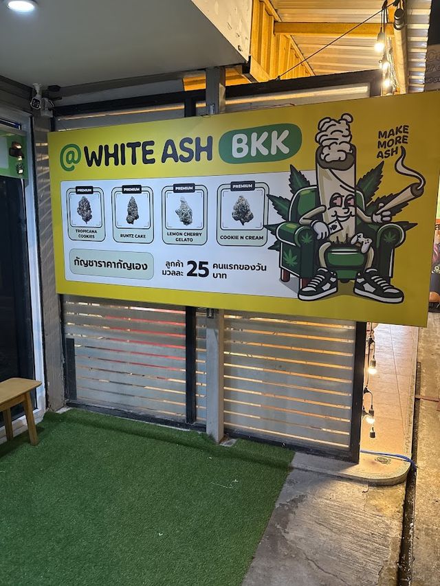 WhiteAshBkk weed Wholesale retail club กัญชา storefront