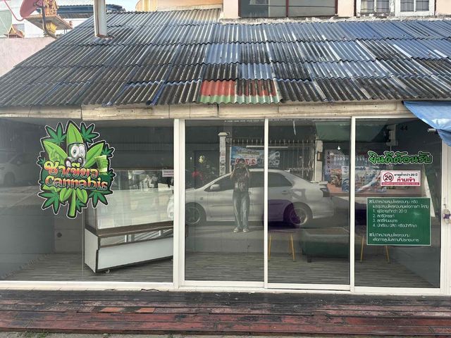 ชาเขียว cannabis storefront