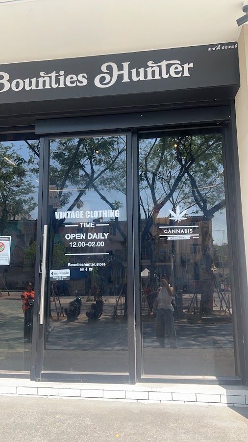 cannabis shop storefront