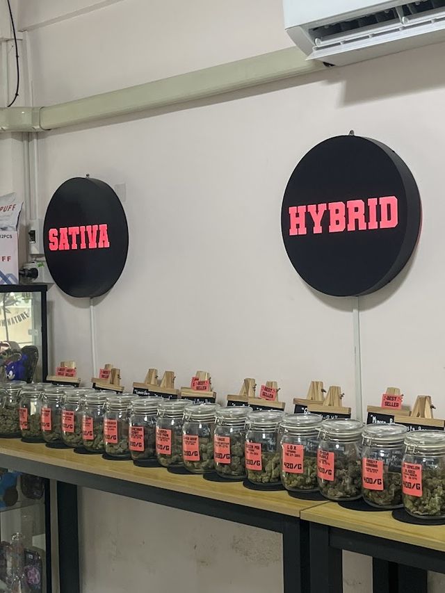 Canaza weed shop - Bangkok Rama 9 - dispensary cannabis storefront