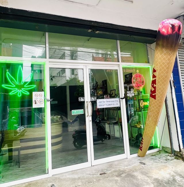God’s Weed storefront