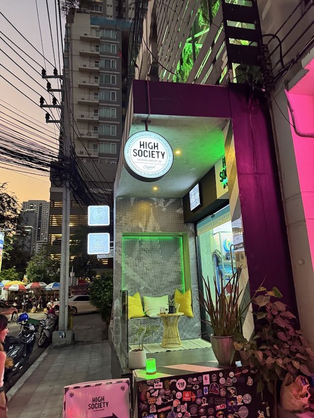 High Society storefront