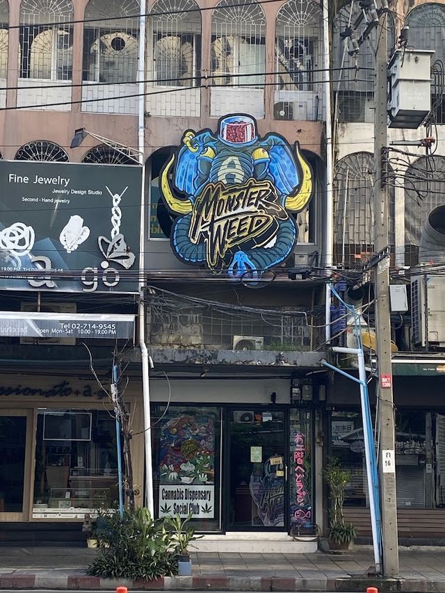 Monster Weed Dispensary storefront