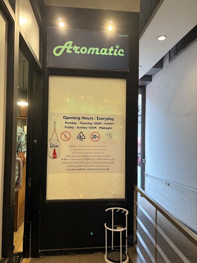 Aromatic Weed Cannabis Shop storefront