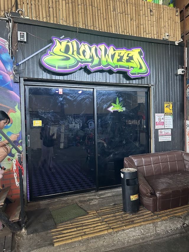 SLUM Weed storefront