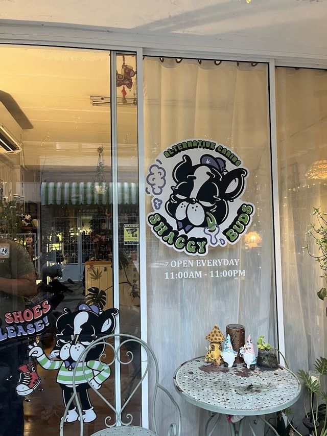 Shaggy Buds Weed Shop. storefront