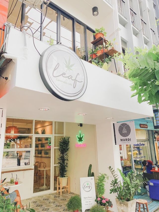 Leaf Cannabis Cafe storefront