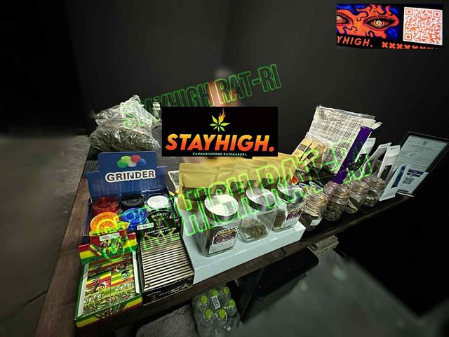 StayHigh Cannabis Store Ratchaburi storefront