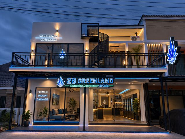 28Greenland SPY Weed Cannabis Dispensary &Cafe Hua-hin cha-am Snus storefront
