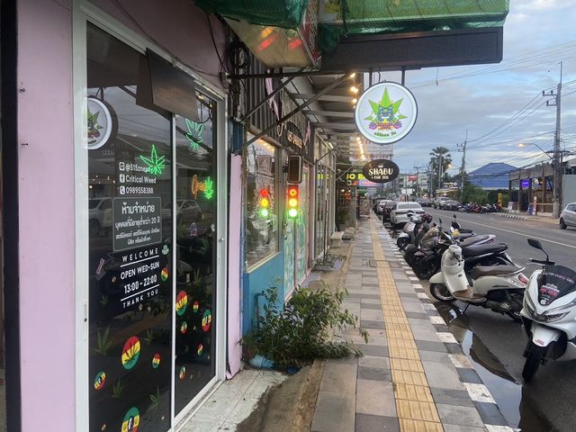 Critical Weed storefront in Hua Hin