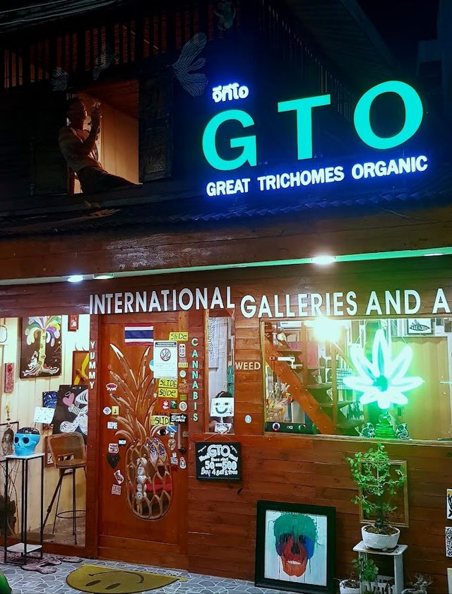 GTO cannabis and galleries storefront