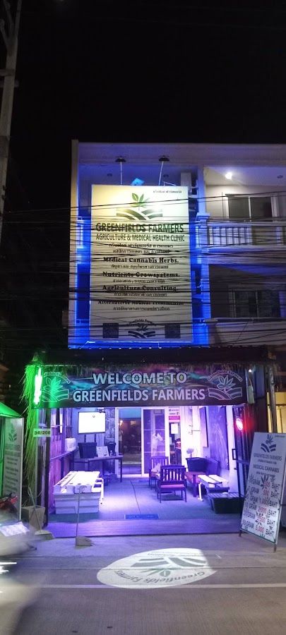 Cannabis shop Greenfields Farmers hua hin storefront