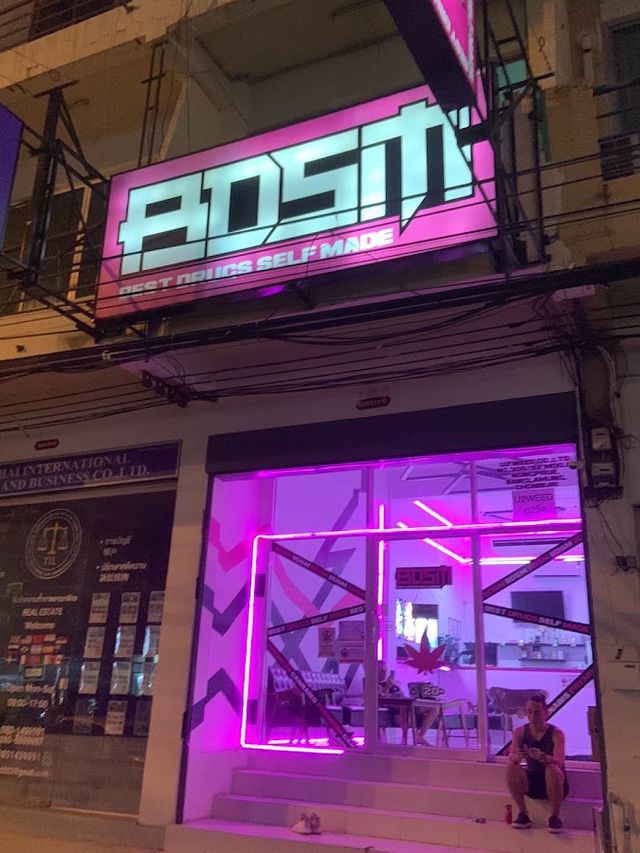 BDSM Pink Coffee shop (Weed cannabis store) storefront