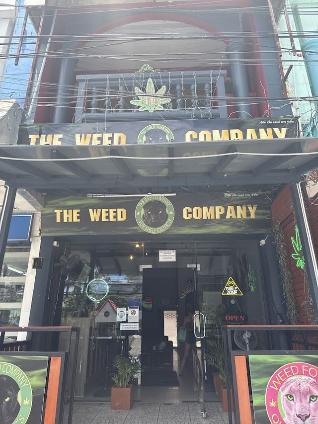 The weed company storefront