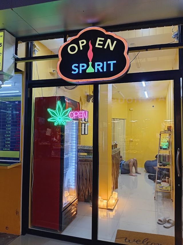 OPEN SPIRIT WEED CANNABIS SHOP storefront
