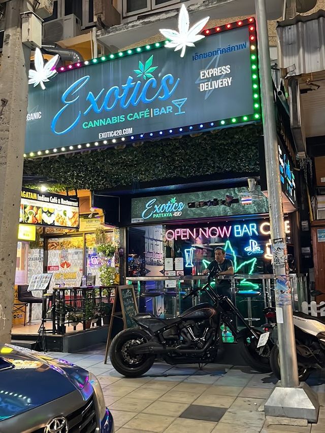 Exotics Pattaya - Cannabis Café & Social Club storefront