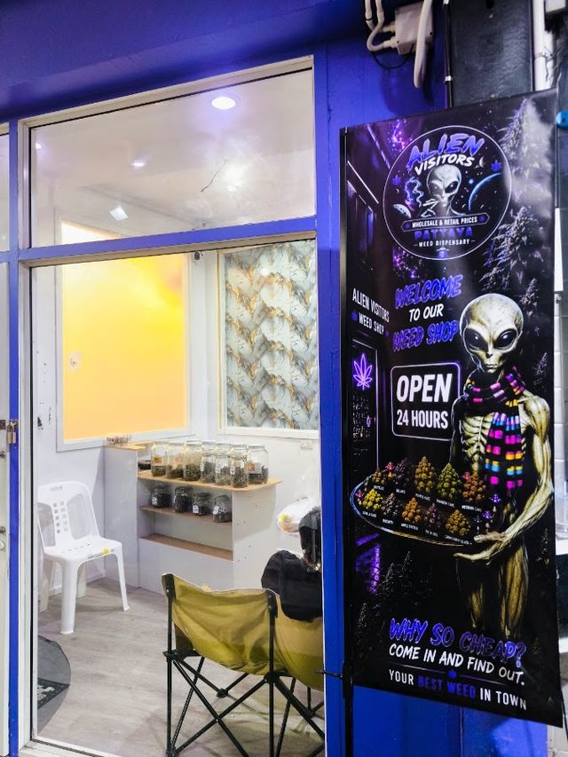 Alien Visitors Pattaya cannabis storefront