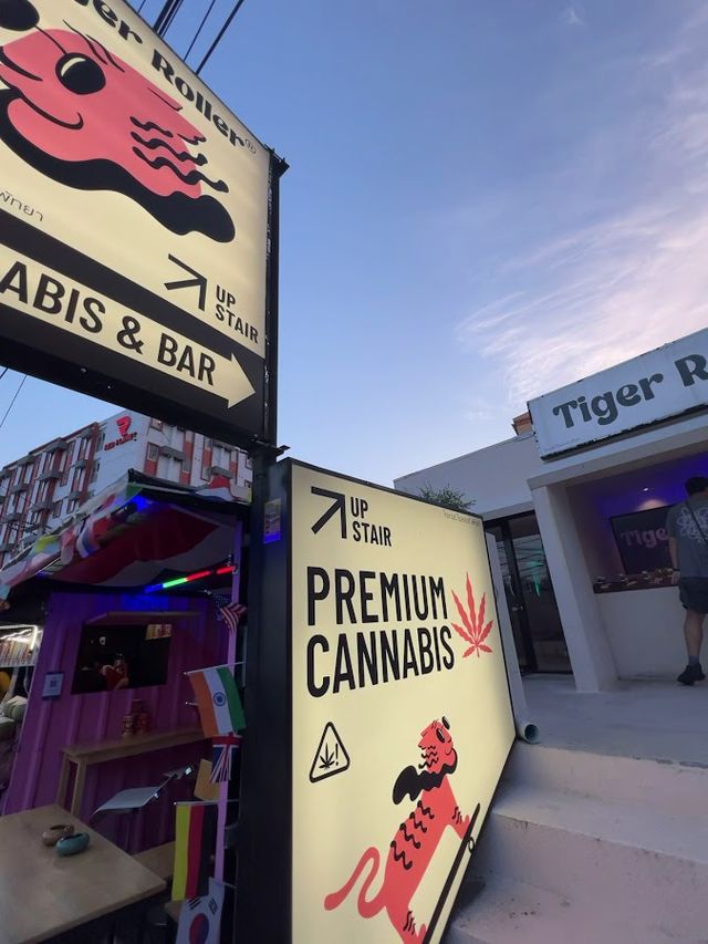 Tiger Roller Cannabis Shop @ Pattaya City storefront