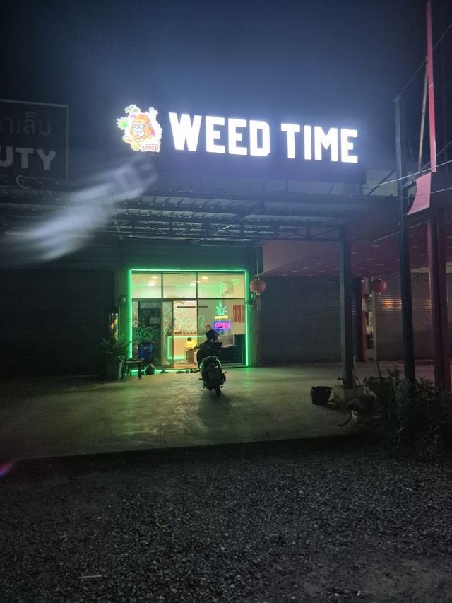 ร้านกัญชา Weed Time มาบยางพร storefront in Rayong