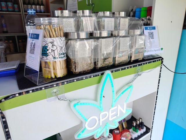 Cannabis shop storefront
