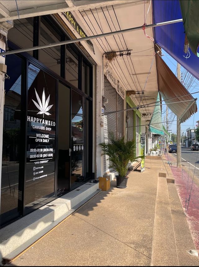Happy a weed storefront