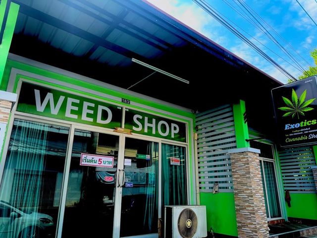 Weed Shop storefront