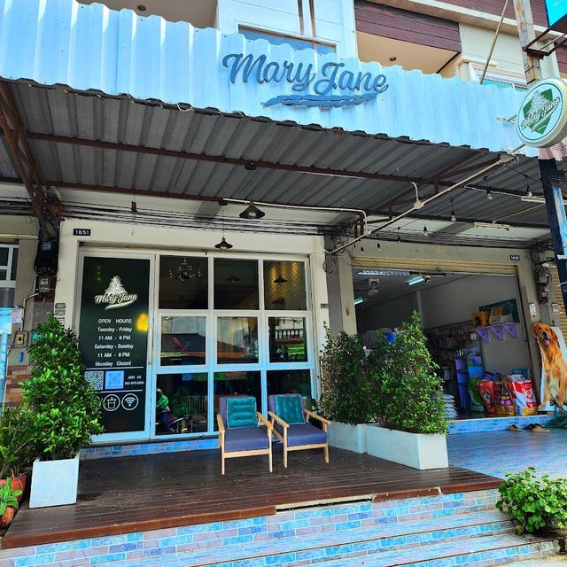 Mary Jane Buriram 1st Medical Cannabis Dispensary & Lounge in Buriram กัญชา Ganja storefront