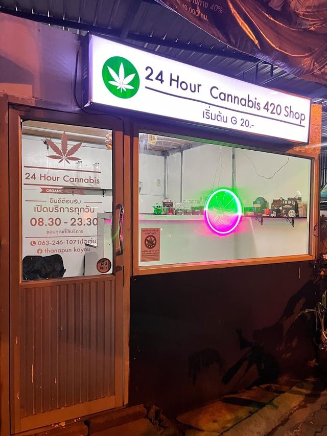 24hour cannabis 420shop storefront