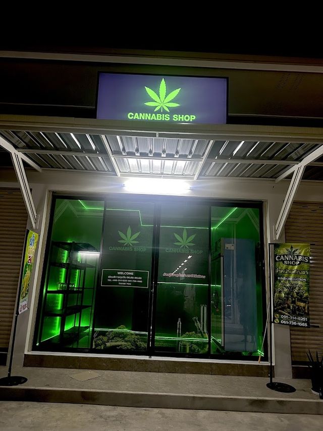 CANNABIS Shop storefront