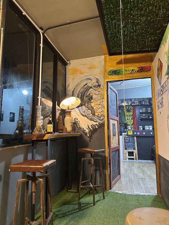 Sawasdee Kush rooftop dispensary , weed cafe - Cannabis Airport storefront