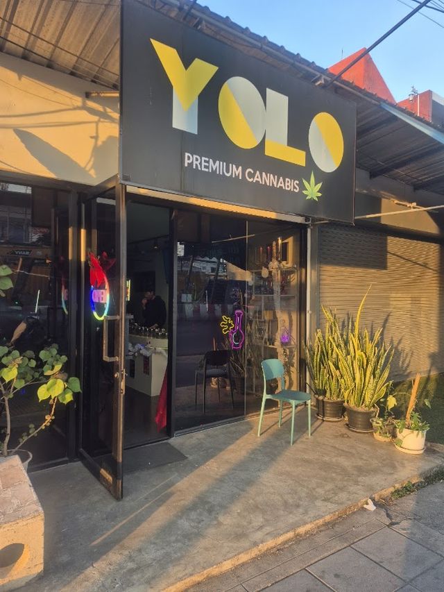 YOLO Cannabis Shop Suvarnabhumi Airport storefront
