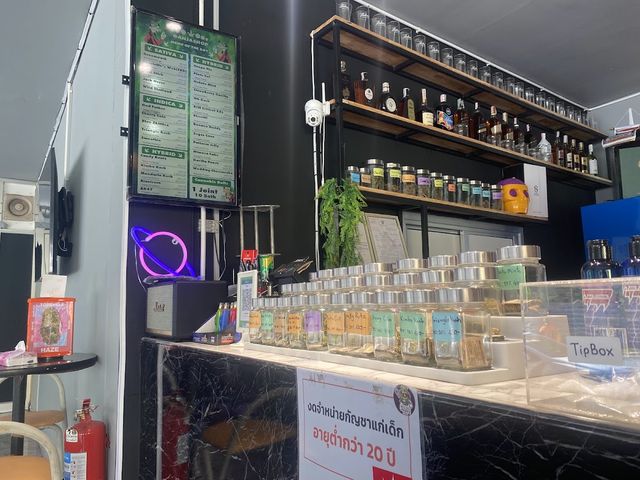 Ganja shops storefront