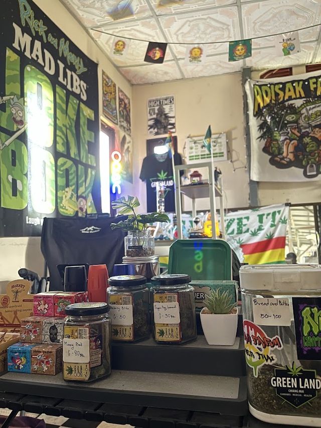 Cannabis Options storefront in Nong Bua Lam Phu