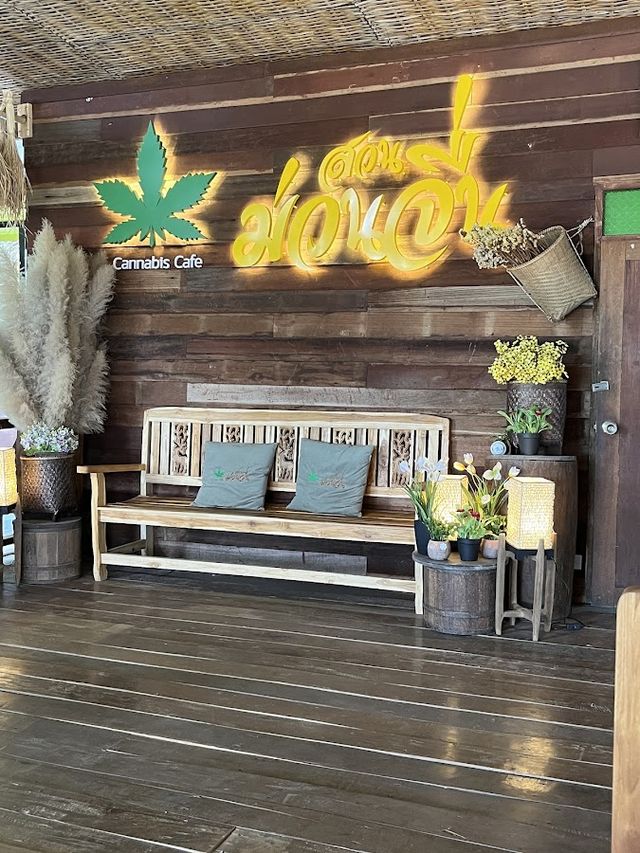 Cannabis cafe storefront