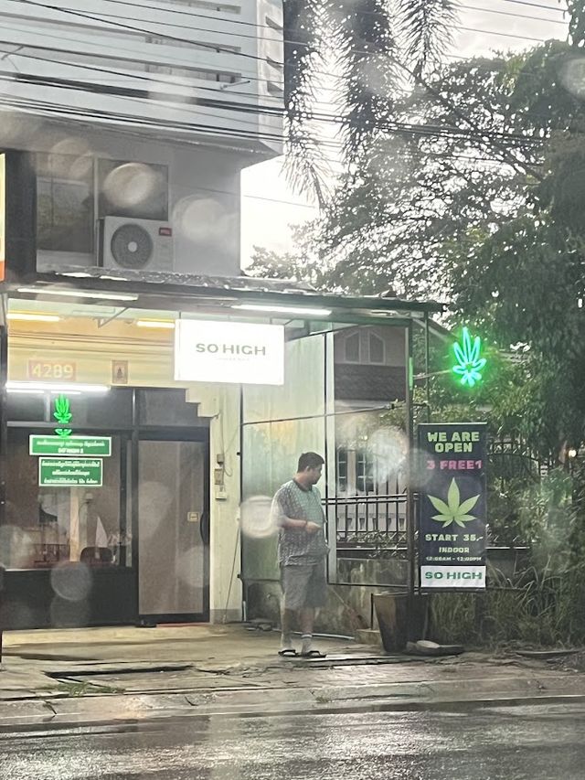 ร้านกัญชาเชียงราย SO'HIGH Cannabis Shop Chiang Rai storefront